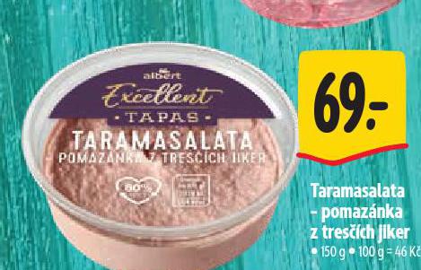 TARAMSALATA POMAZÁNKA Z TRESČÍCH JATER