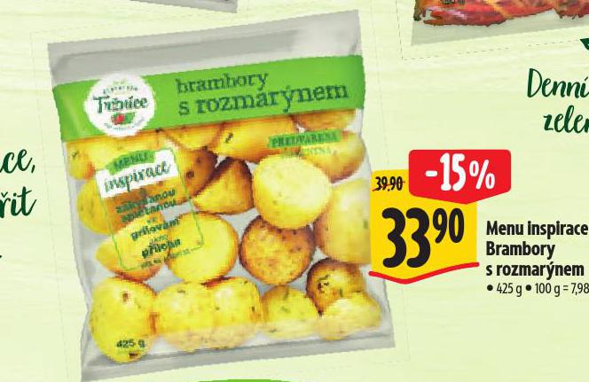 MENU INSPIRACE BRAMBORY S ROZMARÝNEM