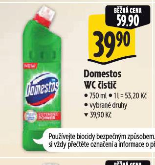 DOMESTOS WC ČISTIČ