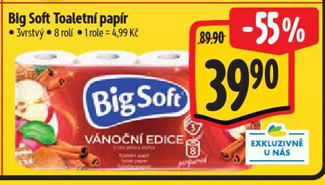 BIG SOFT TOALETNÍ PAPÍR