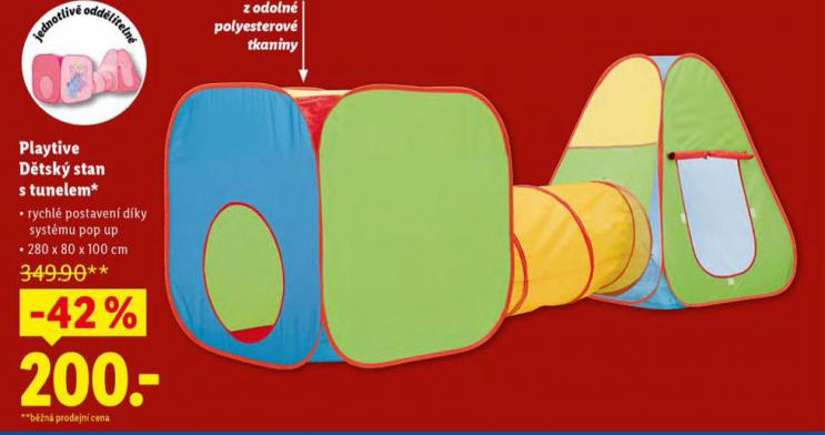 DĚTSKÝ STAN S TUNELEM