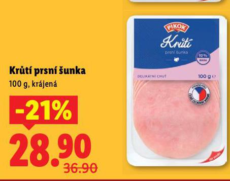 KRŮTÍ PRSNÍ ŠUNKA