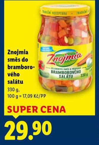 ZNOJMIA SMĚS DO BRAMBOROVÉHO SALÁTU