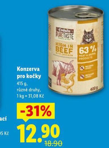 KONZERVA PRO KOČKY