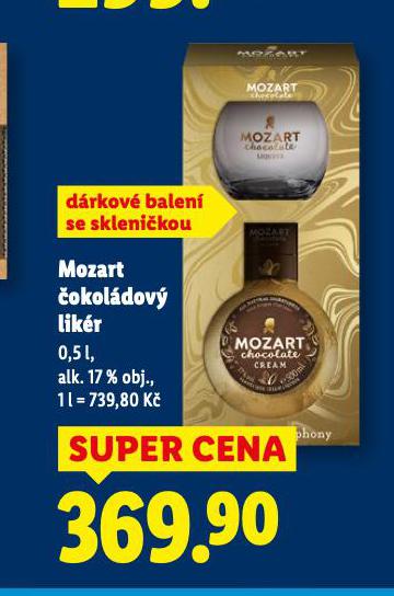 MOZART ČOKOLÁDOVÝ LIKÉR