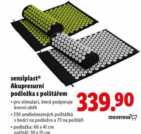 AKUPRESNÍ PODLOŽKA S POLŠTÁŘEM