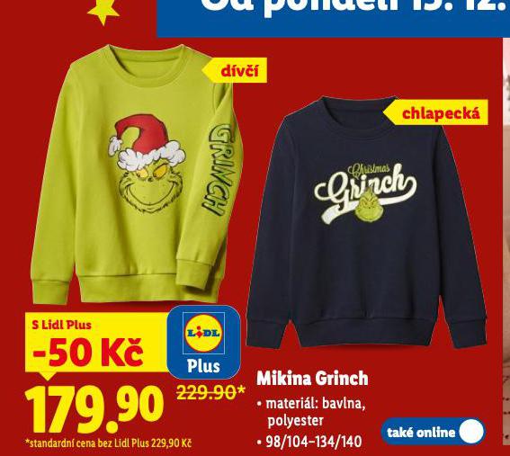 MIKINA GRINCH