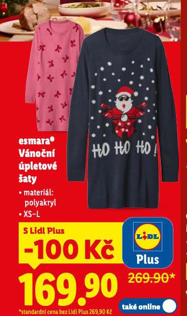 VÁNOČNÍ ÚPLETOVÉ ŠATY