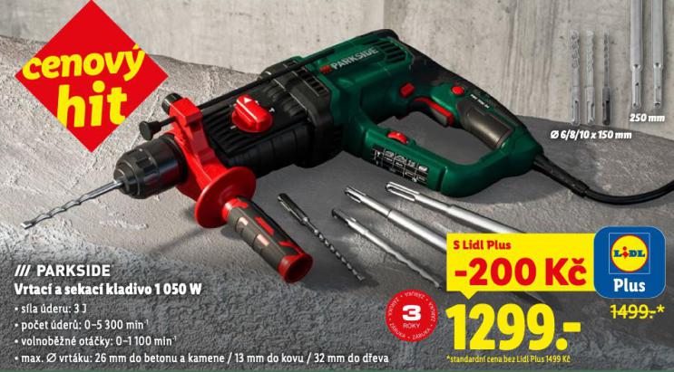 PARKSIDE VRTAC A SEKAC KLADIVO