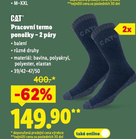 PRACOVNÍ TERMO PONOŽKY