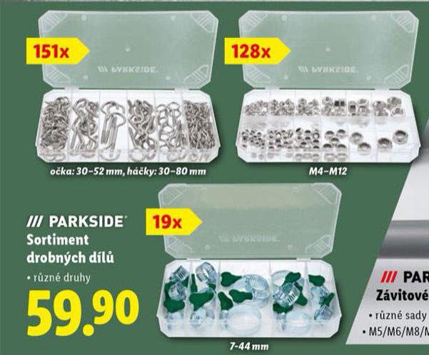 SORTIMENT DROBNÝCH DÍLŮ