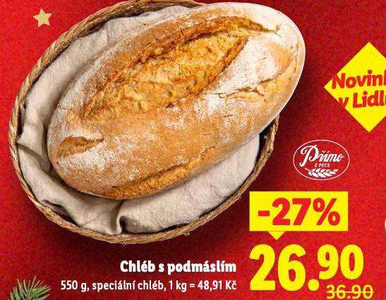 CHLÉB S PODMÁSLÍM