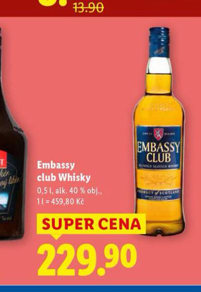 EMBASSY CLUB WHISKY