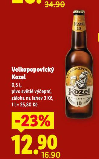 PIVO VELKOPOPOVICKÝ KOZEL