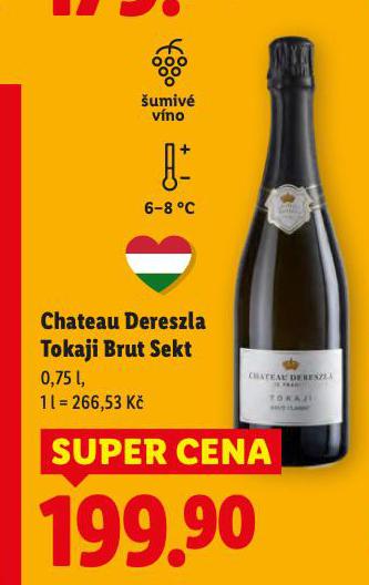 CHATEAU DERESZLA TOKAJI BRUT SEKT