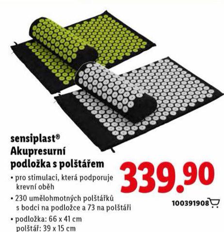 AKUPRESNÍ PODLOŽKA S POLŠTÁŘEM