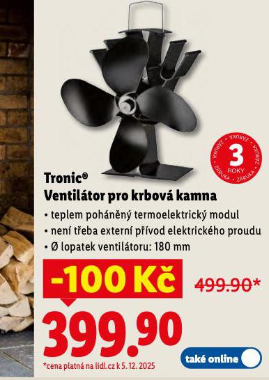VENTILTOR PRO KRBOV KAMNA