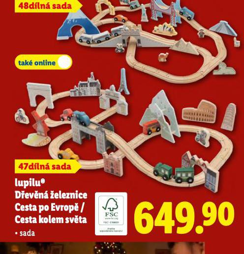 DŘEVĚNÁ ŽELEZNICE CESTA PO EVROPĚ