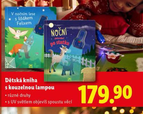 DĚTSKÁ KNIHA S KOUZELNOU LAMPOU