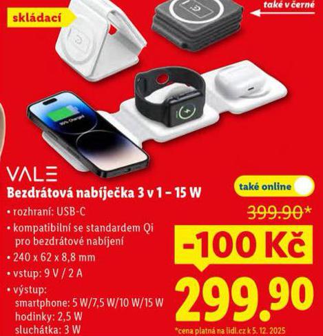 BEZDRÁTOVÁ NABÍJEČKA