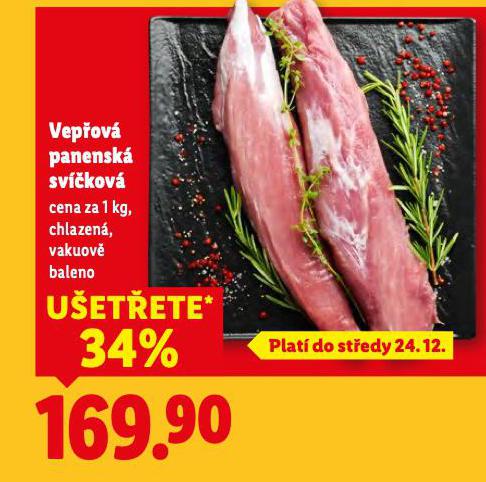 VEPŘOVÁ PANENSKÁ SVÍČKOVÁ