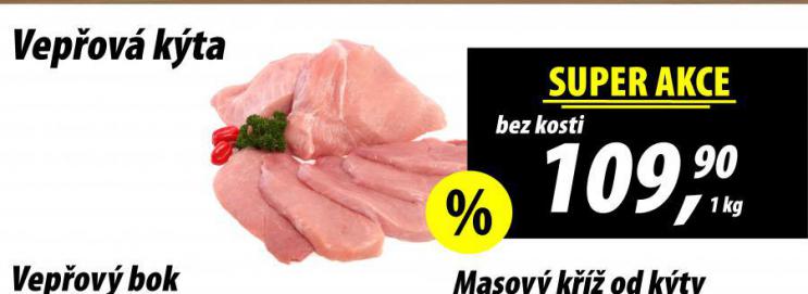 VEPŘOVÁ KÝTA BEZ KOSTI