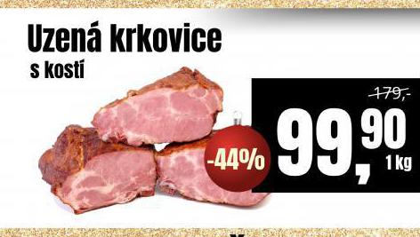 UZENÁ KRKOVICE S KOSTÍ