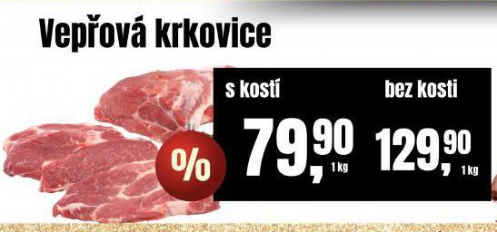 VEPŘOVÁ KRKOVICE BEZ KOSTI