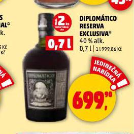 DIPLOMÁTICO RESERVA EXCLUSIVA