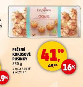 PEČENÉ KOKOSOVÉ PUSINKY