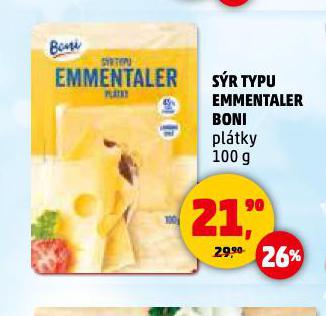 SÝR TYPU EMMENTALER