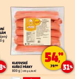 KLATOVSKÉ KUŘECÍ PÁRKY