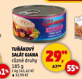 GIANA TUŇÁKOVÝ SALÁT