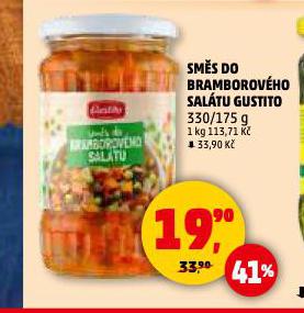 SMĚS DO BRAMBOROVÉHO SALÁTU GUSTITO
