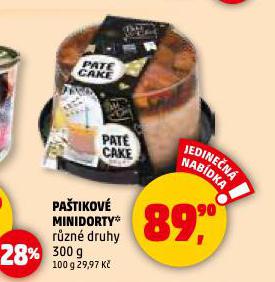 PAŠTIKOVÉ MINIDORTY