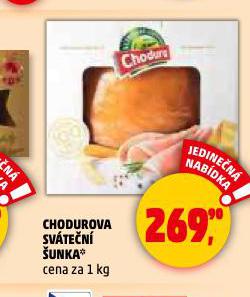 CHODURA SVÁTEČNÍ ŠUNKA
