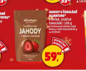 JAHODY V ČOKOLÁDĚ ALLNATURE