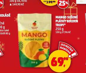 MANGO SUŠENÉ PLÁTKY GOLDEN TROPI