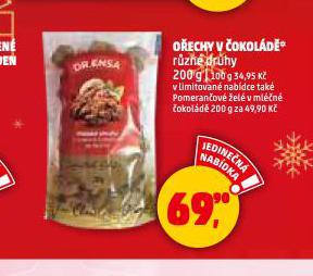 OŘECHY V ČOKOLÁDĚ