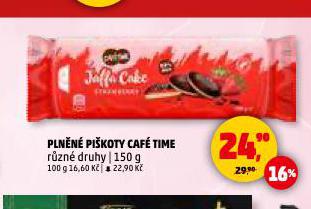 PLNĚNÉ PIŠKOTY CAFÉ TIME