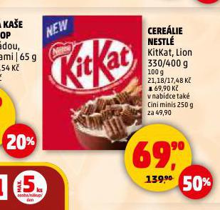 NESTLÉ DĚTSKÉ CEREÁLIE