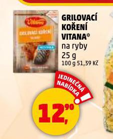 GRILOVACÍ KOŘENÍ VITANA