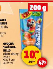 HELLO OVOCNÁ SVAČINKA