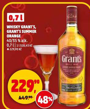 WHISKY GRANT'S SUMMER ORANGE