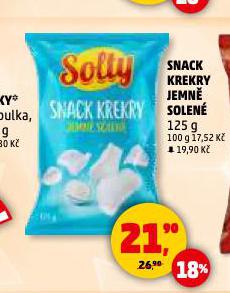 SNACK KREKRY JEMNÉ SOLENÉ