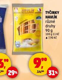 TYČINKY HAVLÍK
