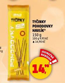 TYČINKY POHODOVKY HAVLÍK