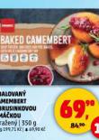 OBALOVANÝ CAMEMBERT S BRUSINKOVOU OMÁČKOU