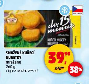SMAŽENÉ KUŘECÍ NUGETKY