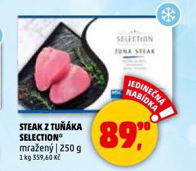 STEAK Z TUŇÁKA SELECTION